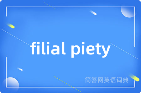 filial piety