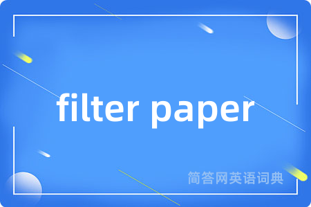 filter paper