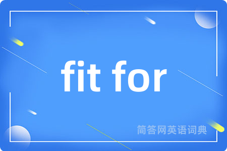 fit for