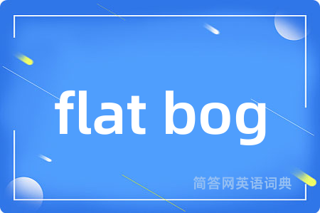 flat bog