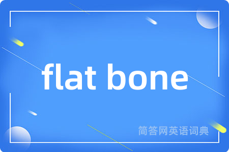 flat bone