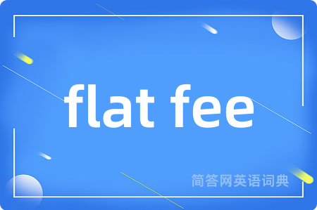 flat fee