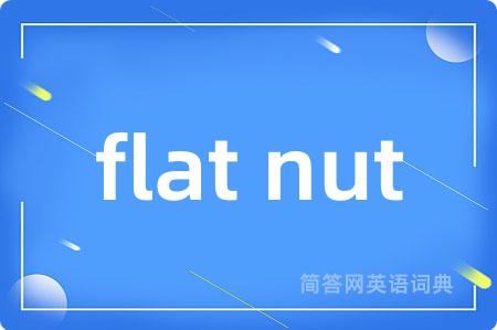flat nut