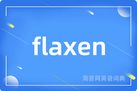 flaxen