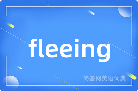 fleeing