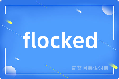 flocked