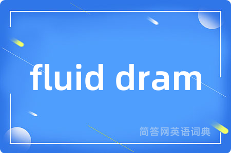 fluid dram