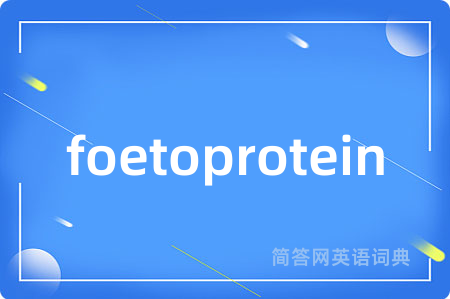 foetoprotein