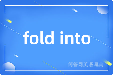 fold into