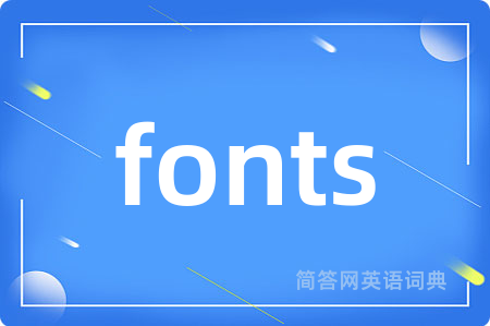 fonts