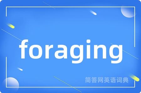 foraging