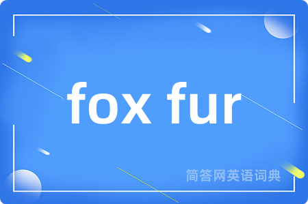 fox fur