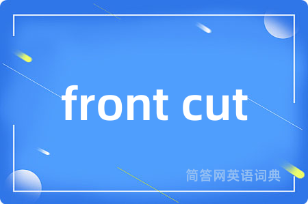 front cut