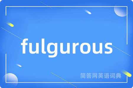 fulgurous