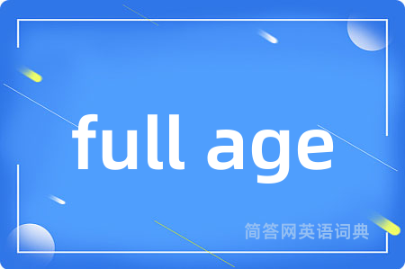 full age
