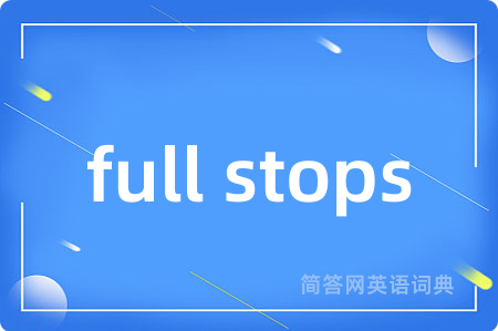 full stops