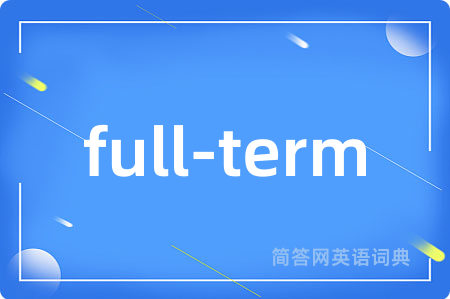 full-term