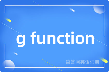 g function