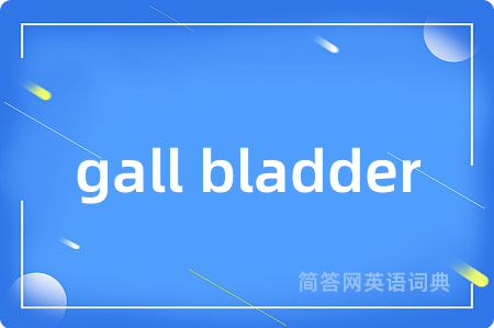 gall bladder