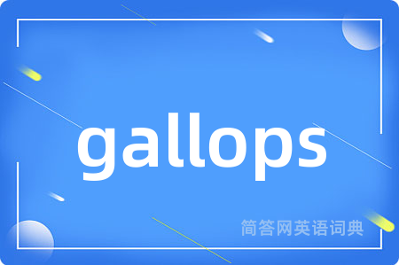 gallops