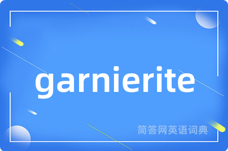 garnierite