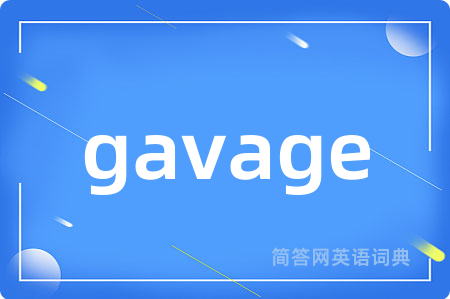 gavage