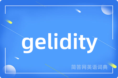 gelidity