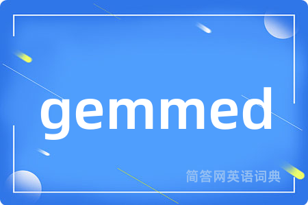 gemmed