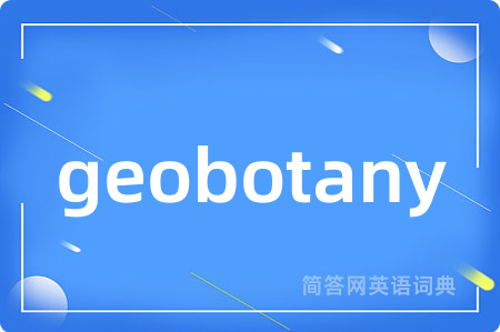 geobotany
