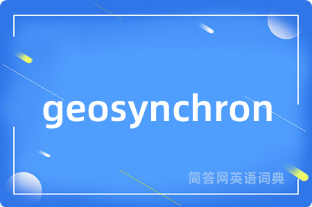 geosynchron