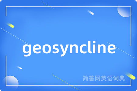 geosyncline