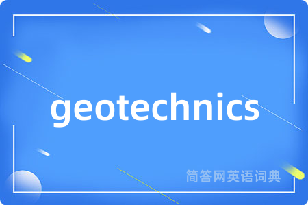 geotechnics