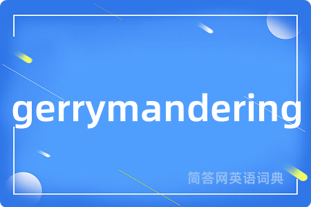 gerrymandering