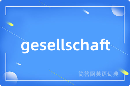 gesellschaft