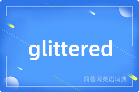 glittered