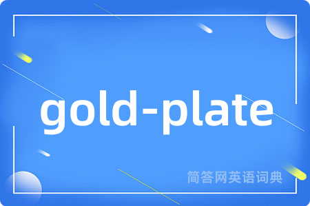 gold-plate
