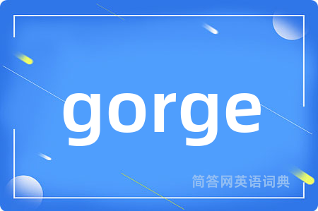 gorge