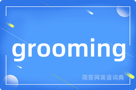 grooming是什么意思,grooming的中文翻译 grooming