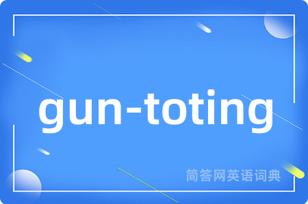 gun-toting