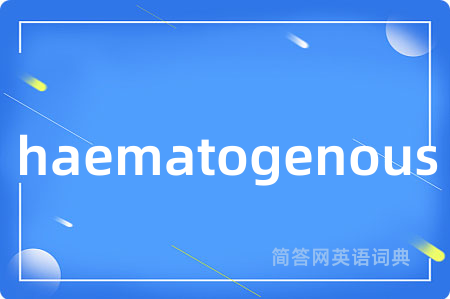haematogenous