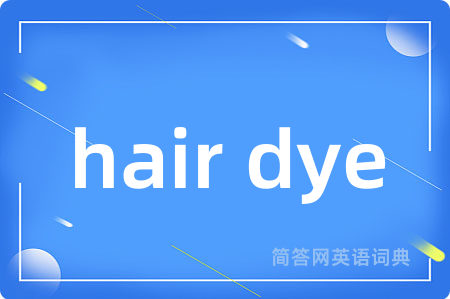 hair dye