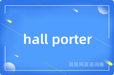 hall porter
