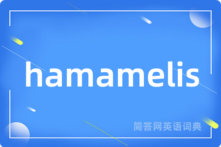 hamamelis