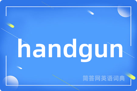 handgun