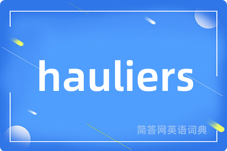 hauliers