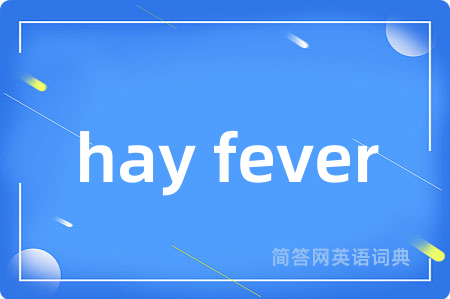 hay fever