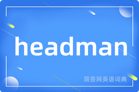 headman