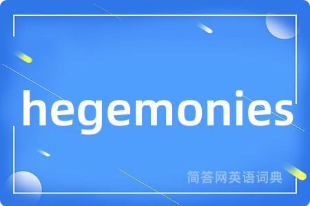 hegemonies
