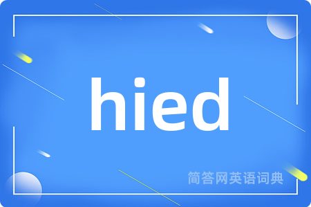 hied