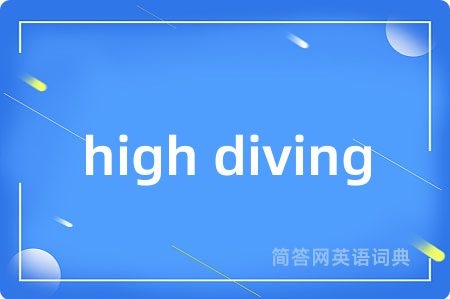 high diving